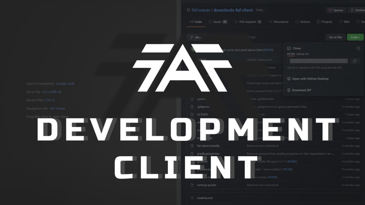 Development on the FAF Client
