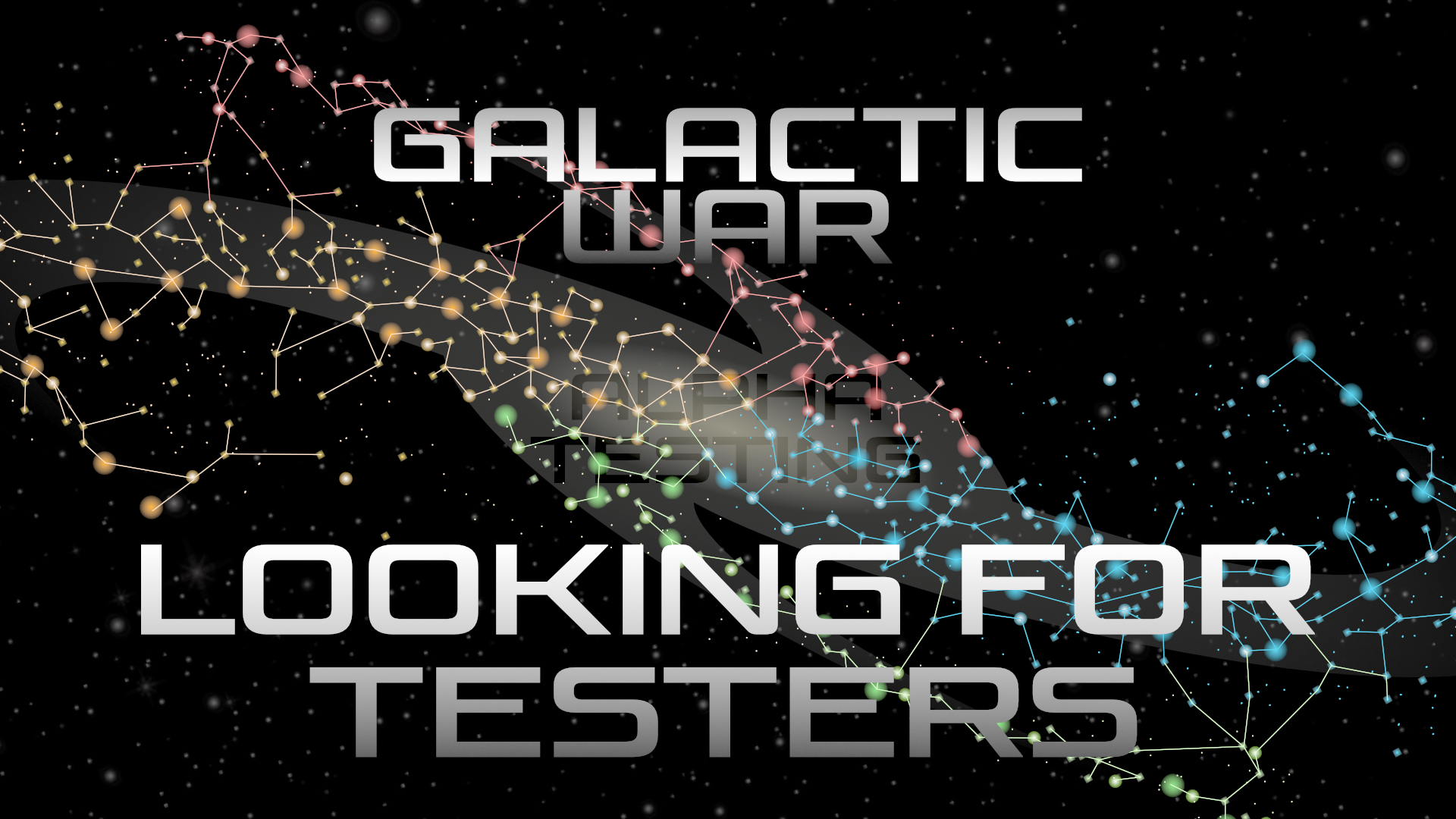 Galactic war – progress and testing
