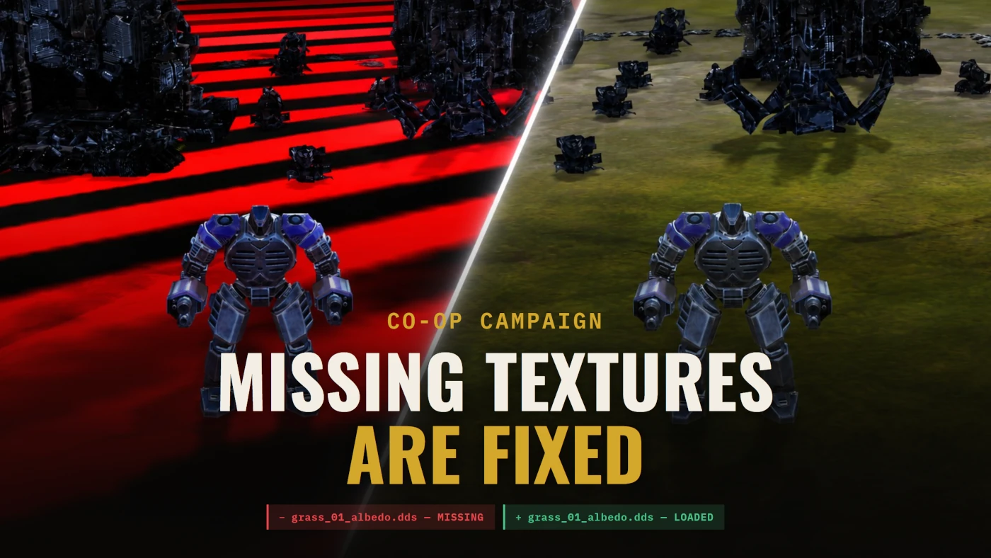 Co-op texture fix is here!